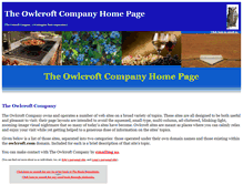 Tablet Screenshot of owlcroft.com